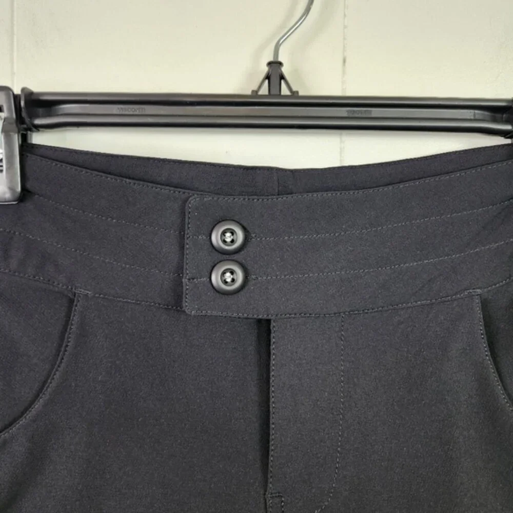 Kavu Walkalong 10" Bermuda Shorts Black Womens Size 2 Mid Rise New NWT Hiking - Picture 4 of 10